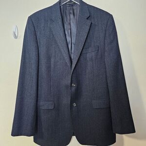 Ralph Lauren Slim Fit 2 Button Suit Jacket Mens Charcoal Gray Size 42 Large 100%